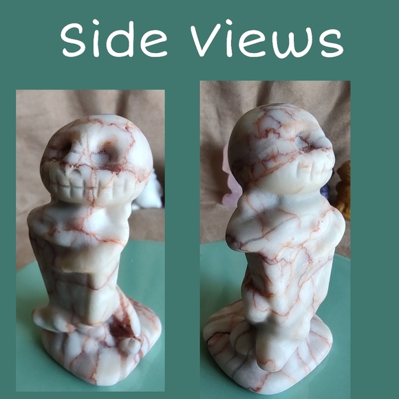 Jack Skeleton Network Jasper Carving - Picture 3 of 7